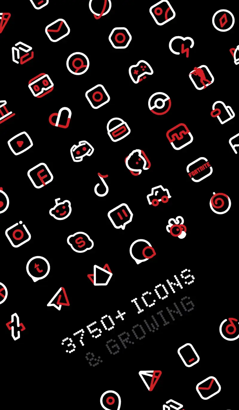 Nothing Icon Pack: Line captura de tela 4