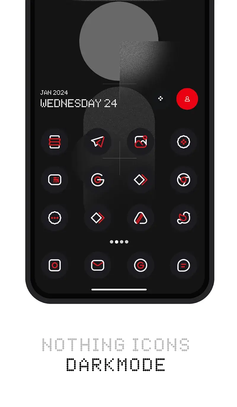 Nothing Icon Pack: Line captura de tela 3