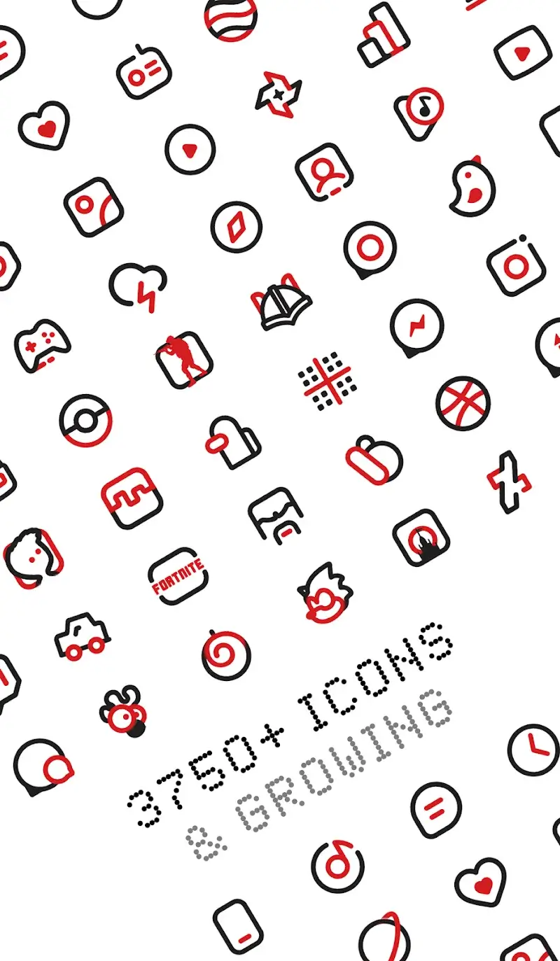 Nothing Icon Pack: Line captura de tela 5