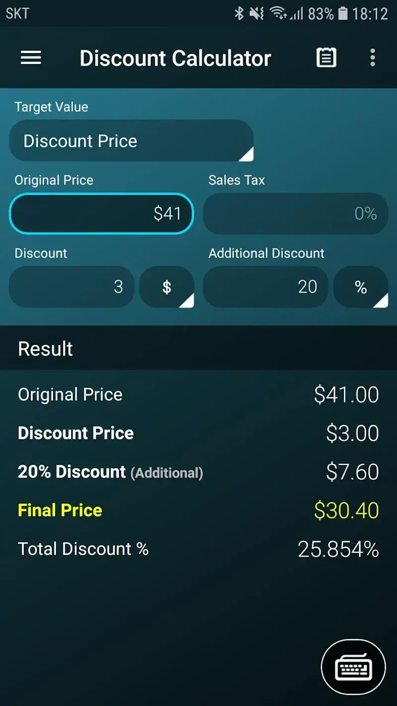 Capture d'écran Multi Calculator 5