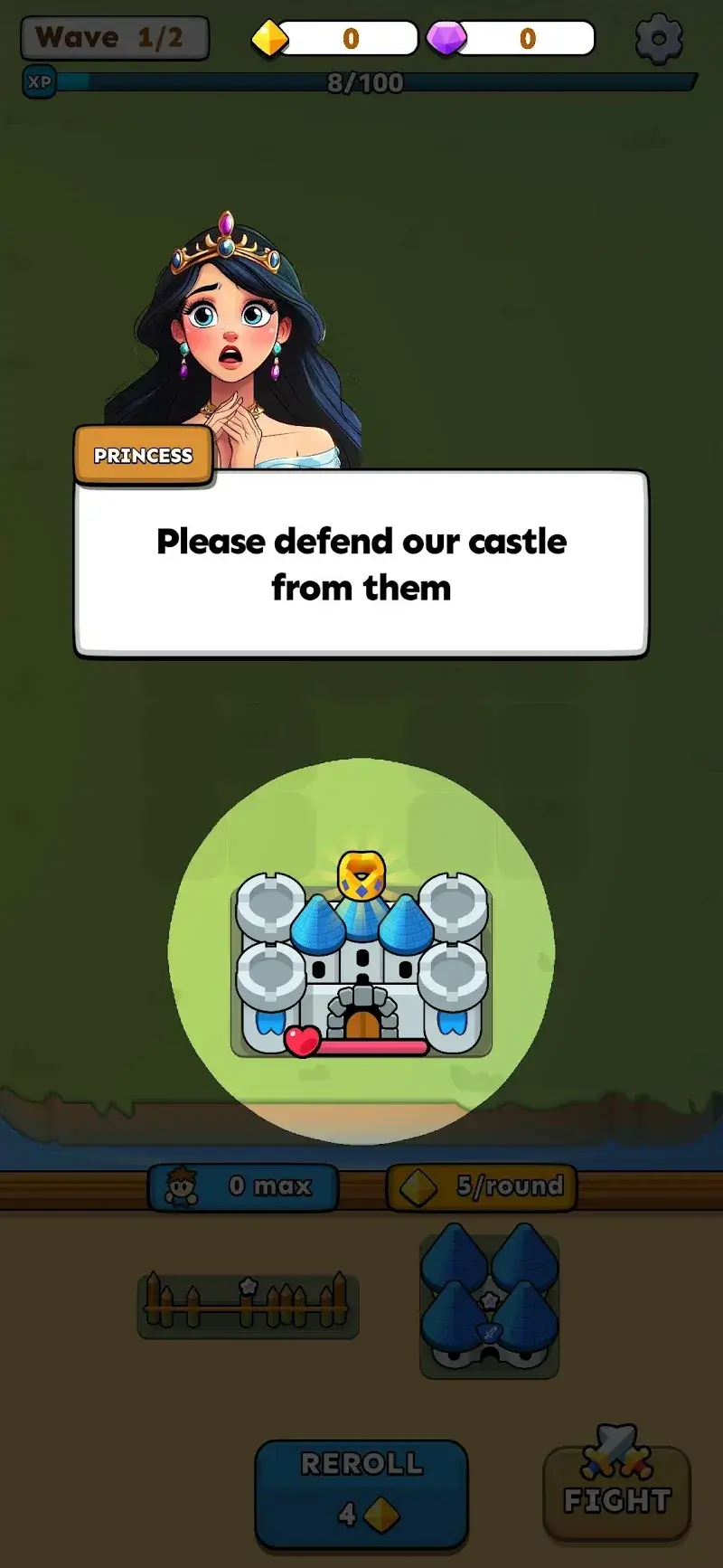 Capture d'écran Fortress Merge 3
