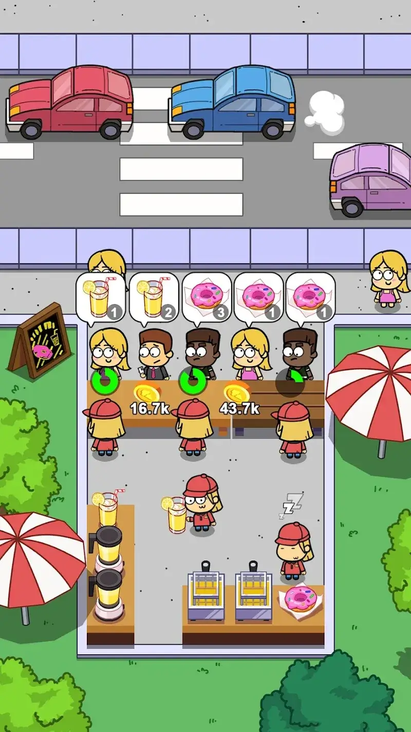 Idle Food Bar captura de pantalla 2