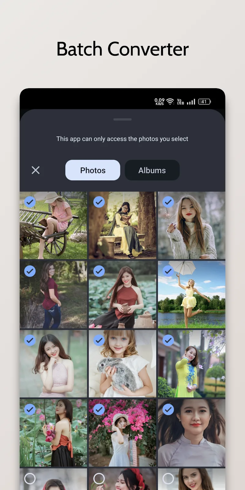 Pratinjau aplikasi Image Converter 3