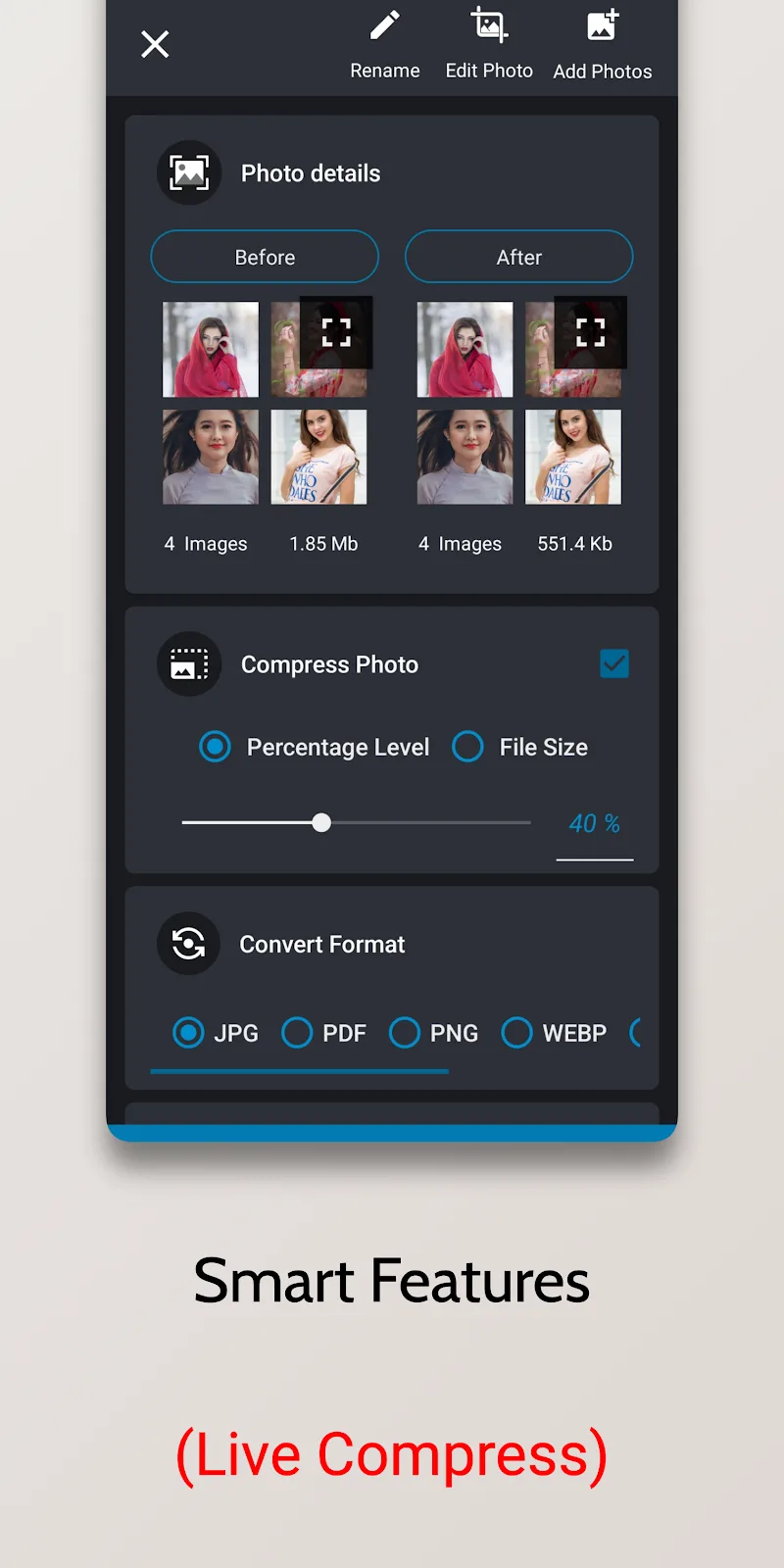 Pratinjau aplikasi Image Converter 2