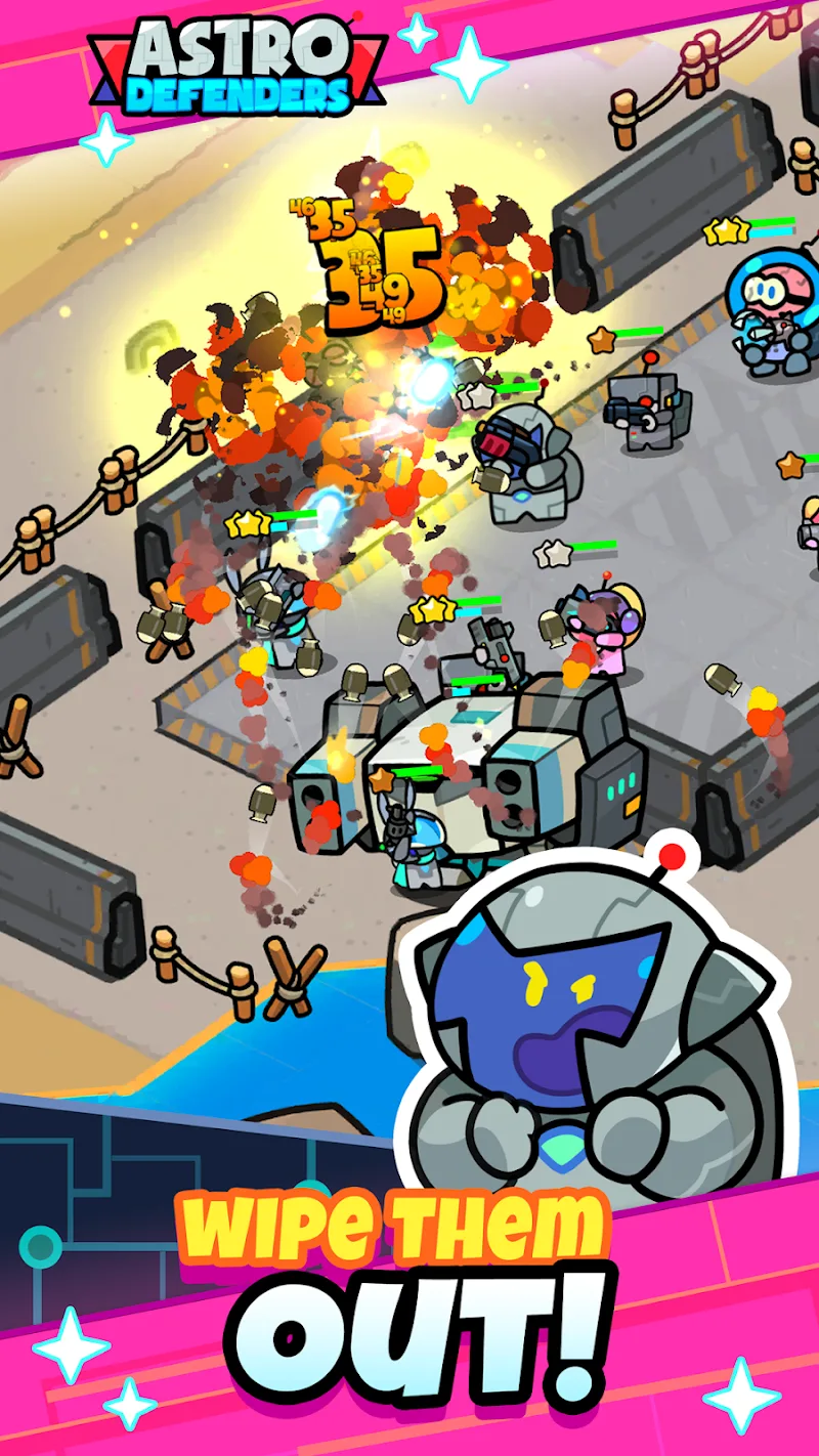 Tela do Astro Defenders 5