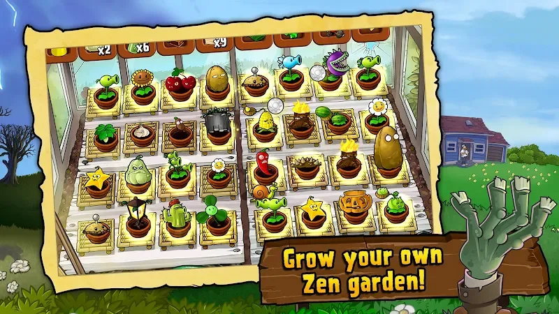 Tangkapan layar 2 MOD APK Plants vs. Zombies