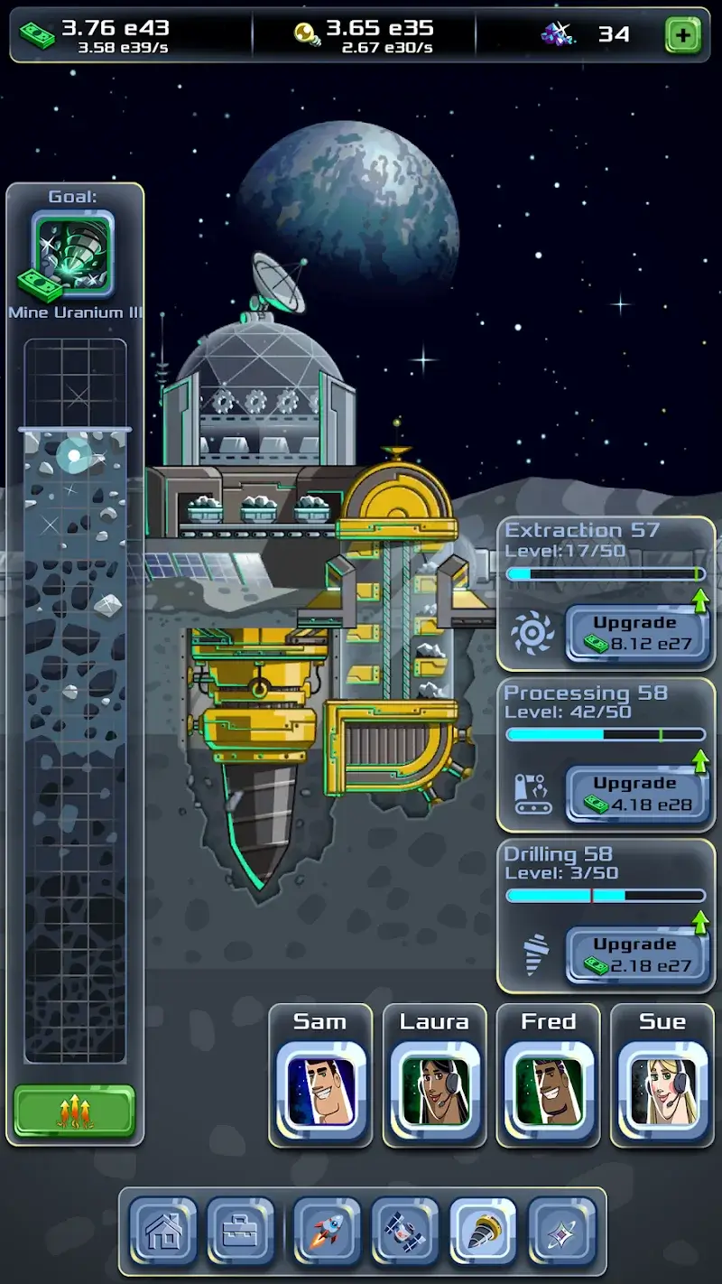 Aperçu du gameplay 4 d'Idle Tycoon: Space Company