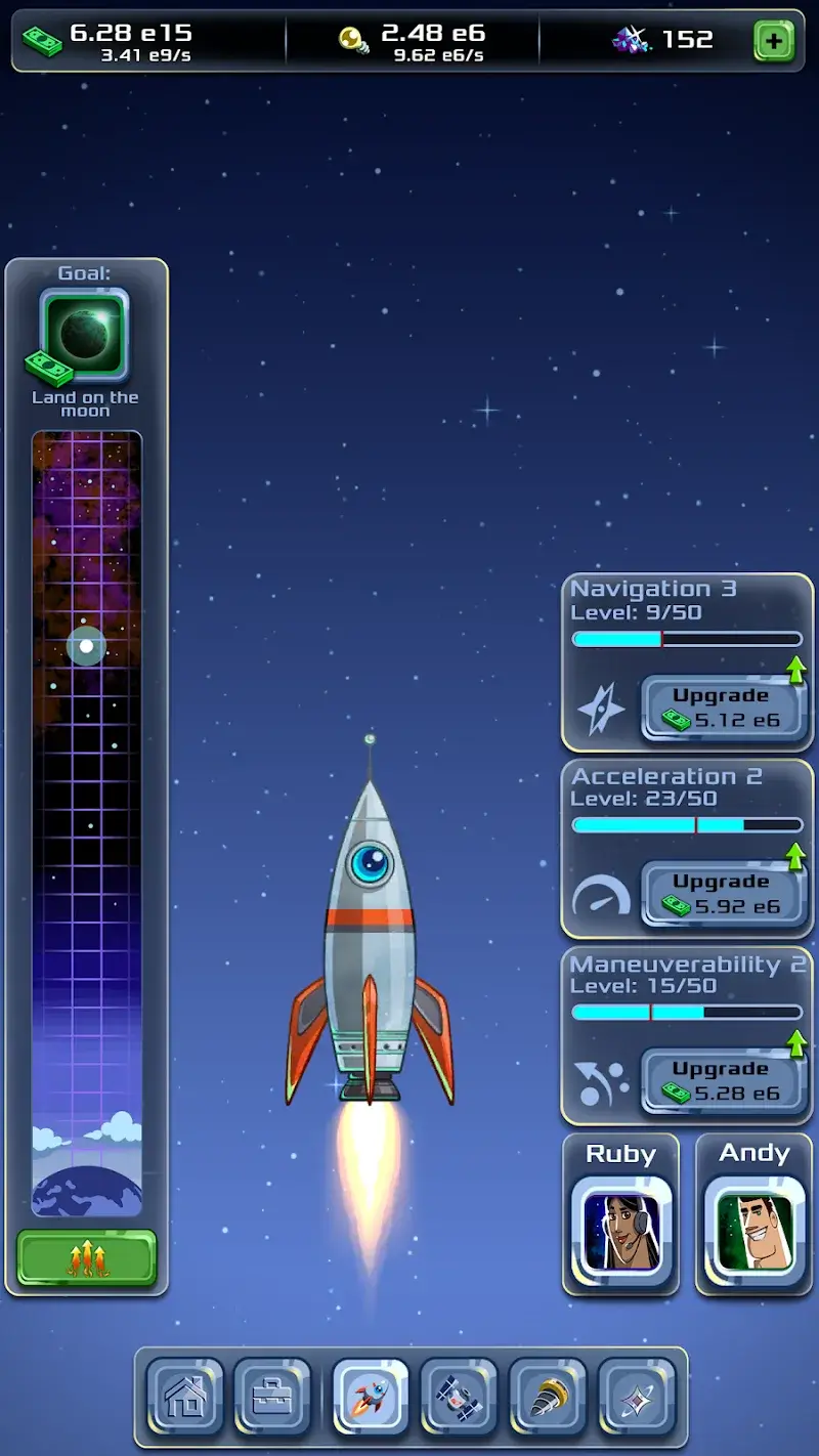 Aperçu du gameplay 1 d'Idle Tycoon: Space Company