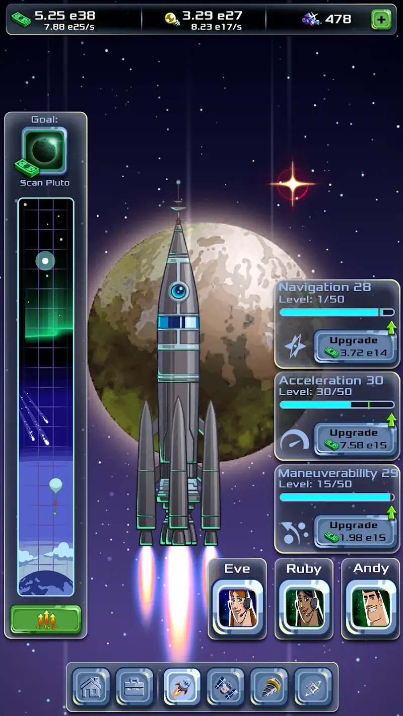Aperçu du gameplay 2 d'Idle Tycoon: Space Company