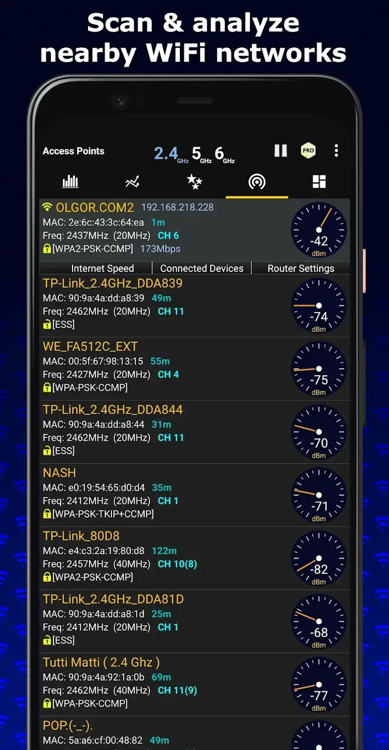 WiFi Analyzer screenshot 4