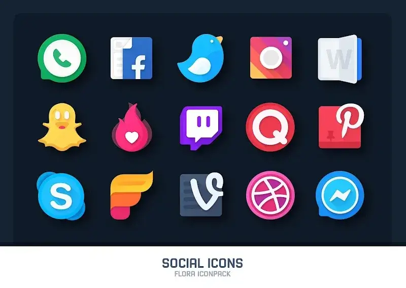 Flora: Material Icon Pack Screenshot 2