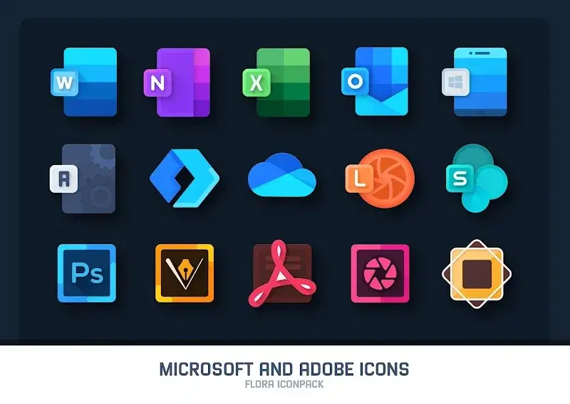 Flora: Material Icon Pack Screenshot 6