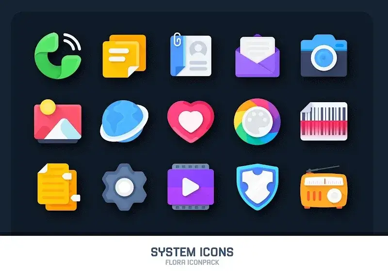 Flora: Material Icon Pack Screenshot 5
