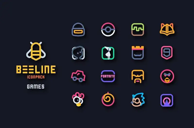 BeeLine Icon Pack screenshot 4