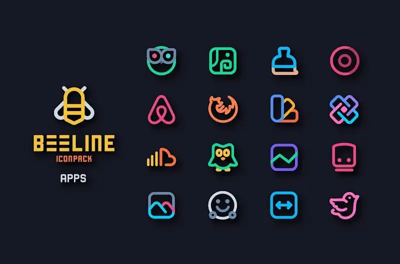 BeeLine Icon Pack screenshot 6