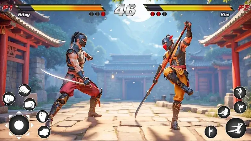 Tangkapan layar Karate Fighting 2