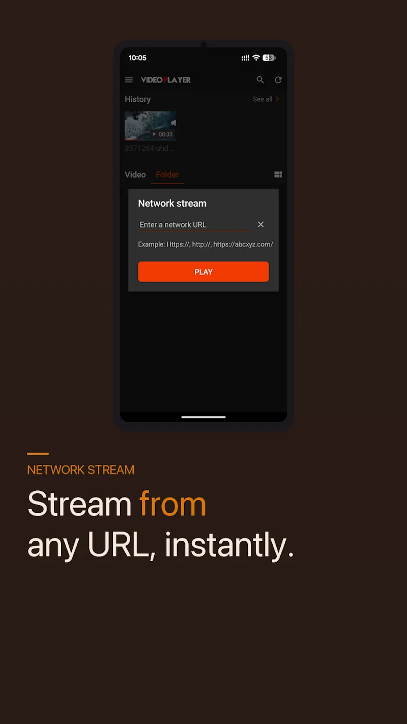 Fluid Video Player captura de pantalla 4