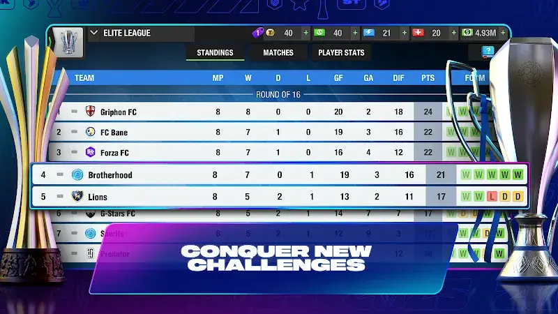 Top Eleven Be a Soccer Manager captura de pantalla 6