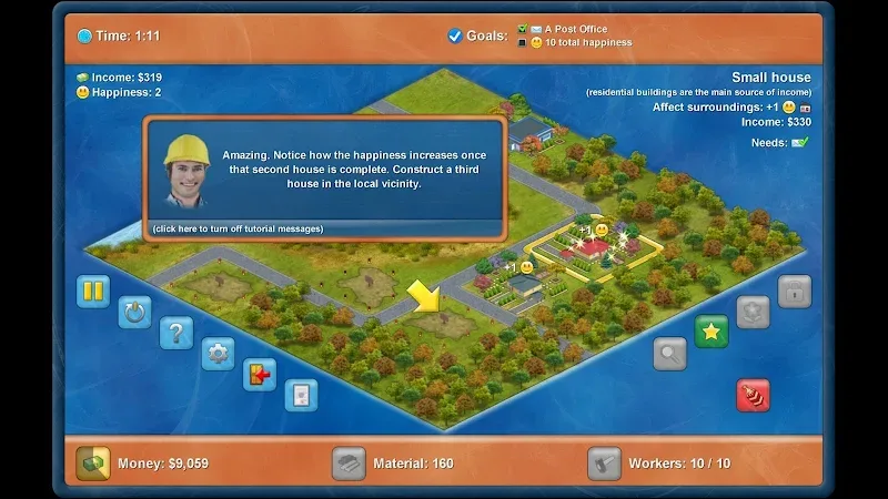 Captura de tela 2 do gameplay de Townopolis
