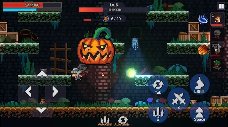 Tangkapan layar Pixel Clan 6