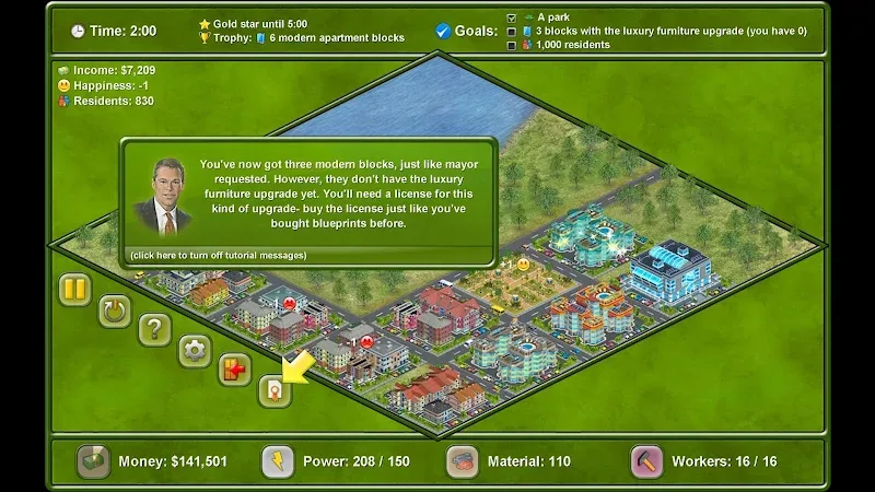 Tangkapan layar Megapolis 2