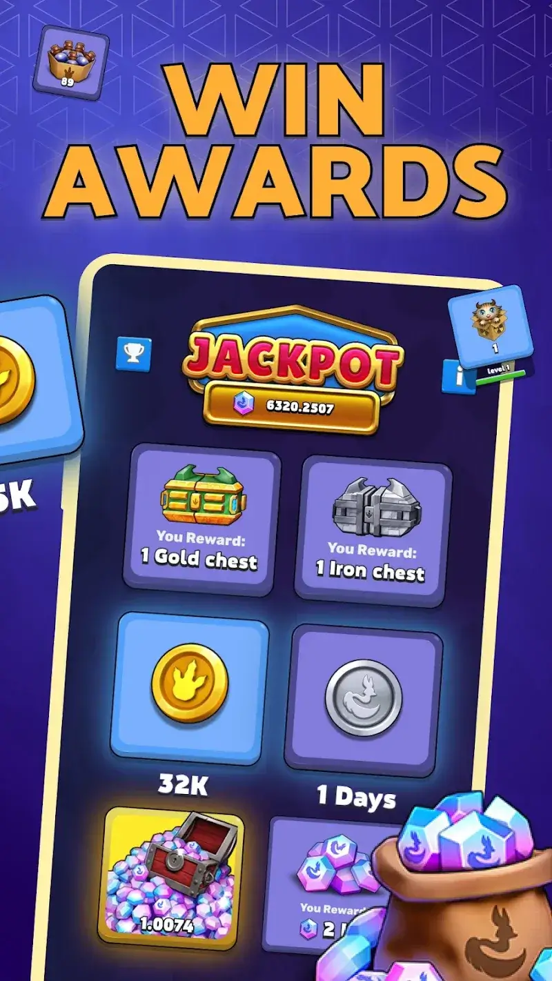 Cuplikan gameplay Mystic Dragons 3