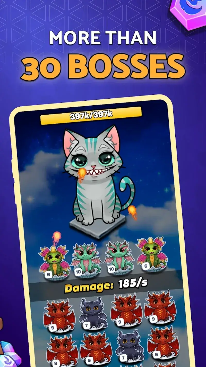 Cuplikan gameplay Mystic Dragons 4