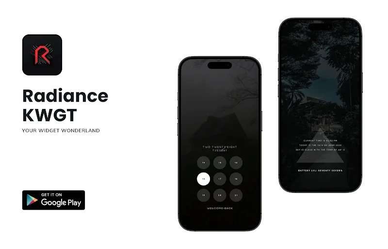 Radiance KWGT screenshot 1