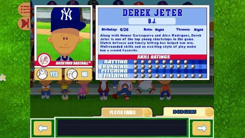 Backyard Baseball '01 Captura de Tela 3