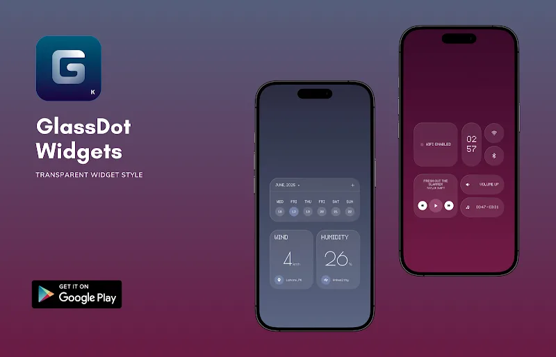 Vista previa de GlassDot Widgets 5