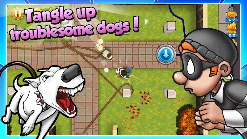 Capture d'écran 4 du gameplay de Robbery Bob 2 MOD APK