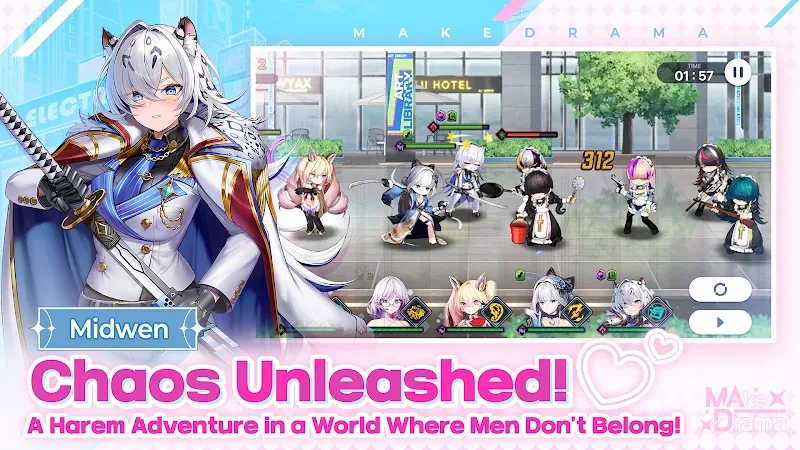 Screenshot di gameplay di Make Drama 4