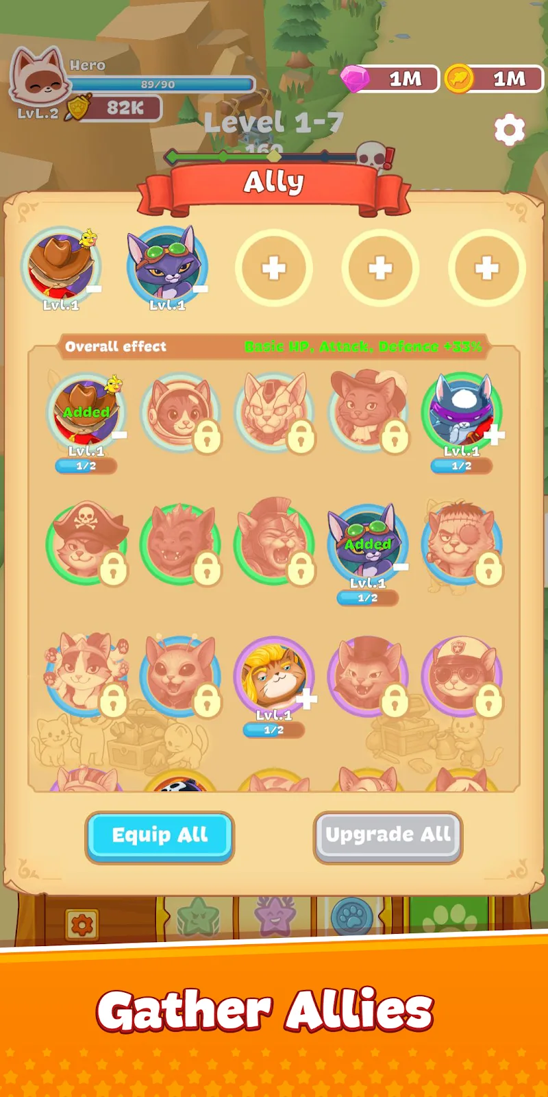 Aperçu du gameplay de Meow Fury 4