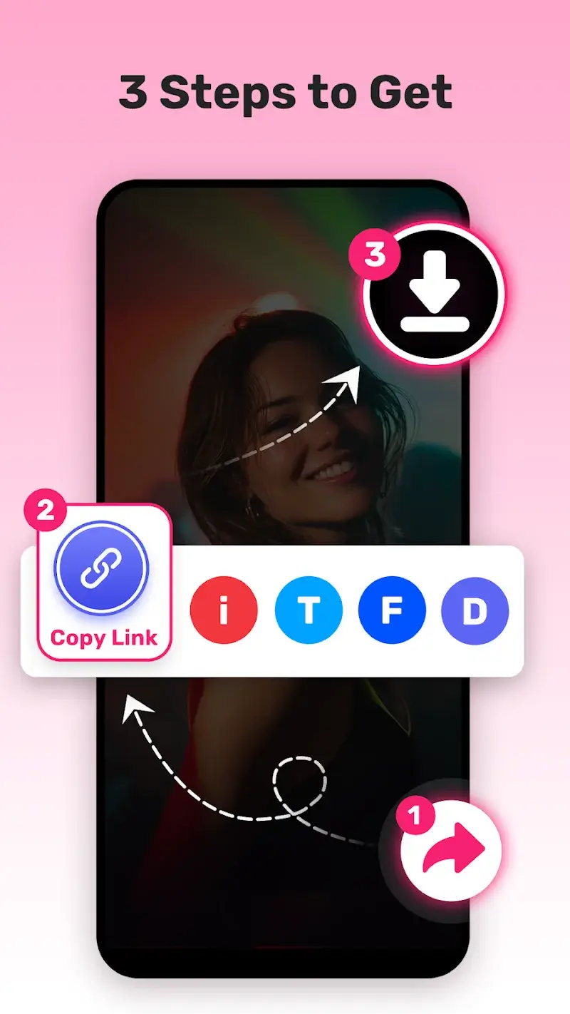 Captura de tela 1 de Video downloader for HD Video