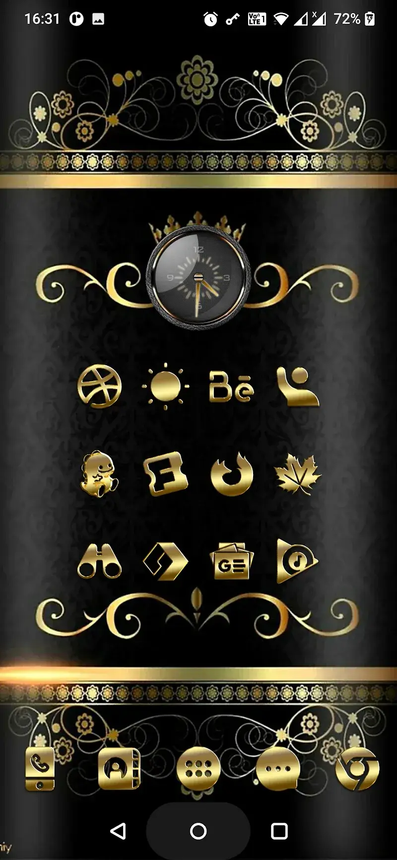 Tangkapan layar 6 Gold-PD Icon Pack