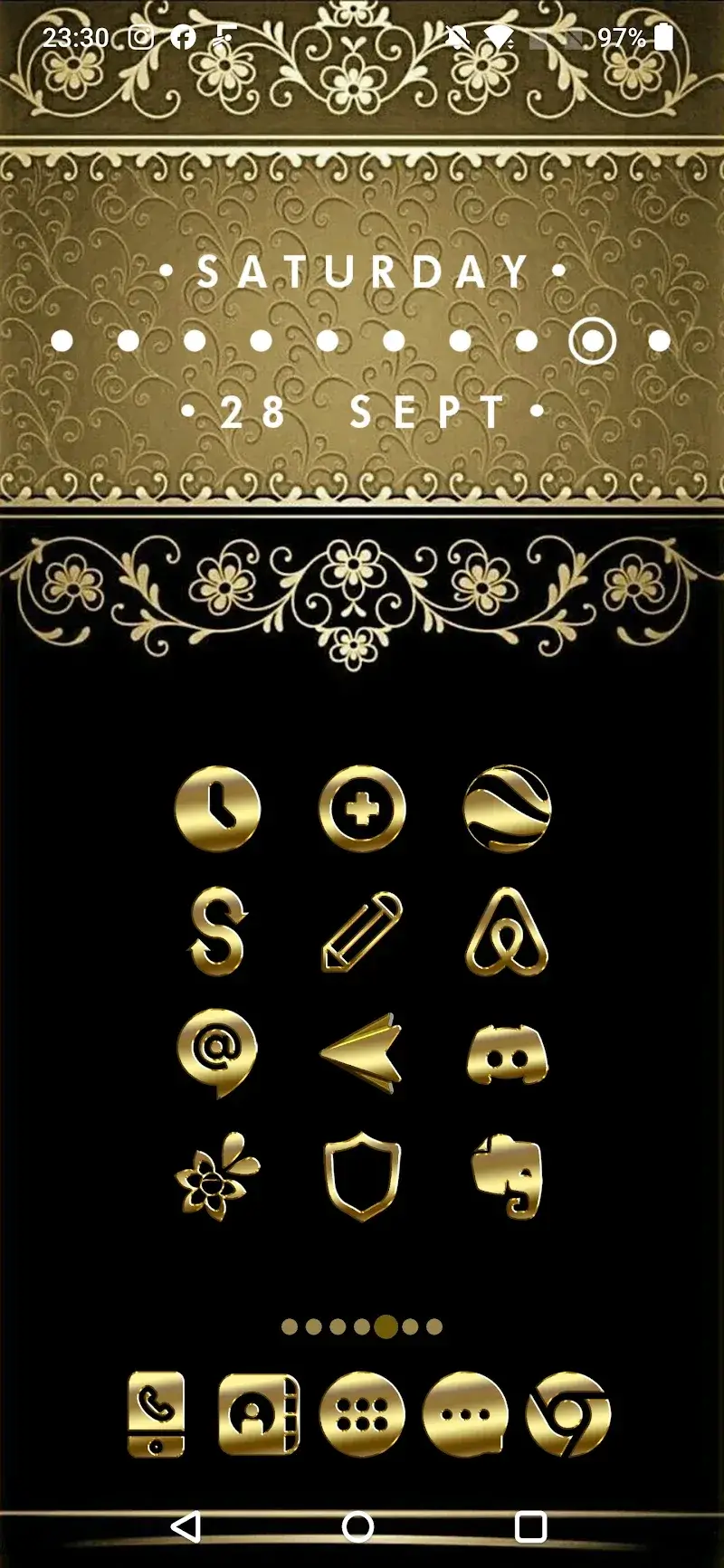 Tangkapan layar 3 Gold-PD Icon Pack