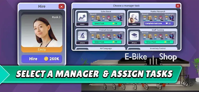 E-Bike Racing Tycoon Simulator screenshot 6