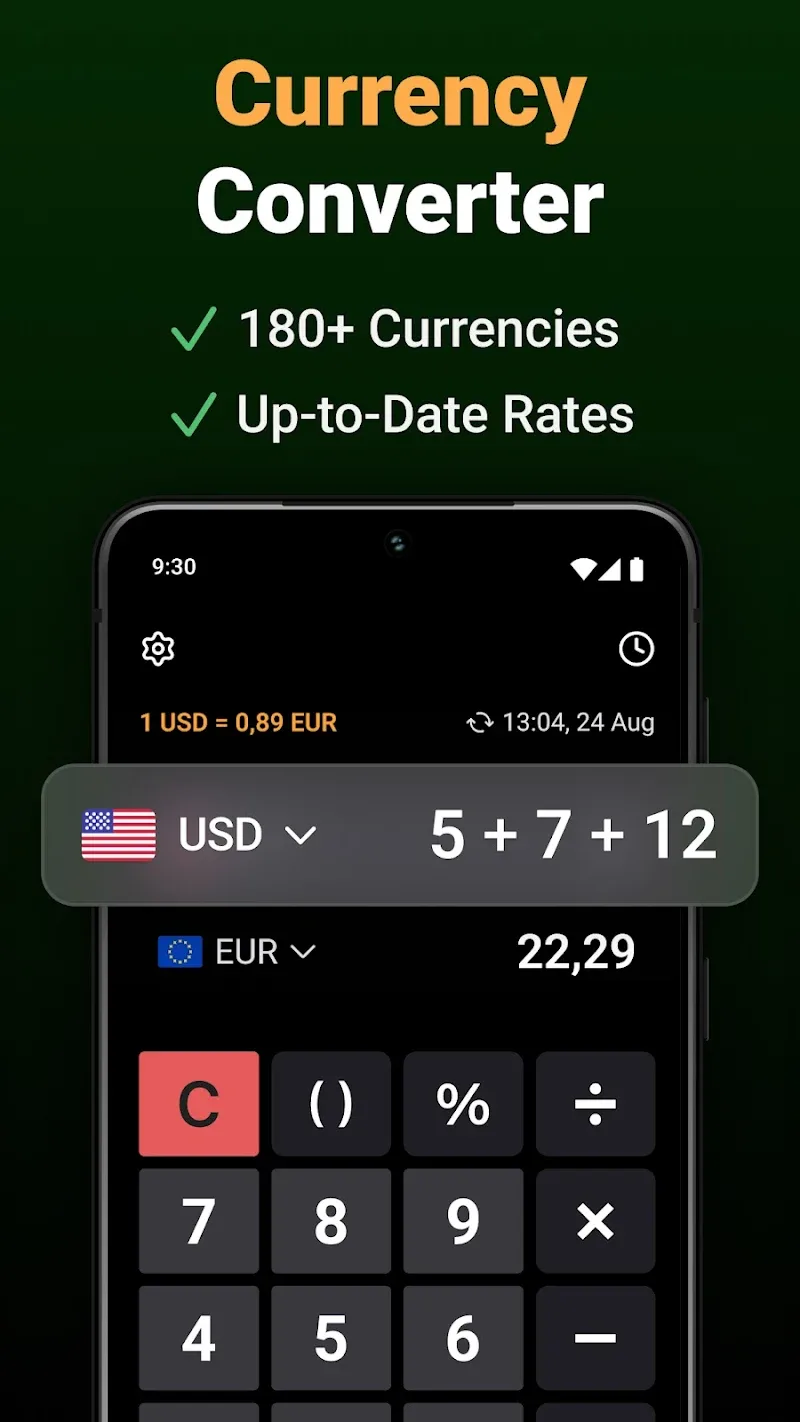 Aperçu 3 de l'application Calculator One