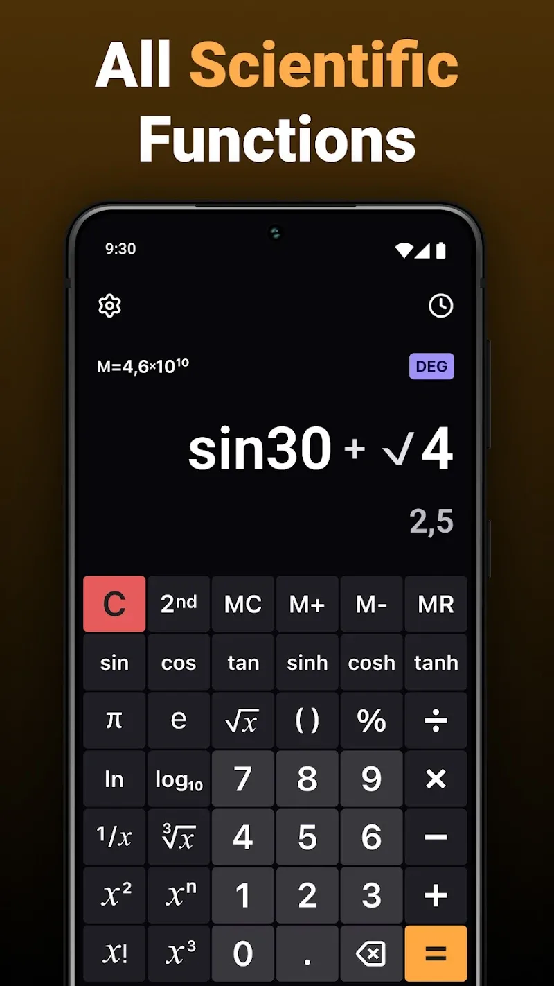 Aperçu 2 de l'application Calculator One