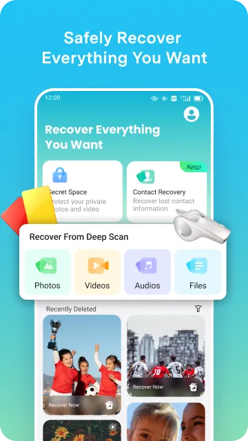 Vista previa de la aplicación Recover Everything 1