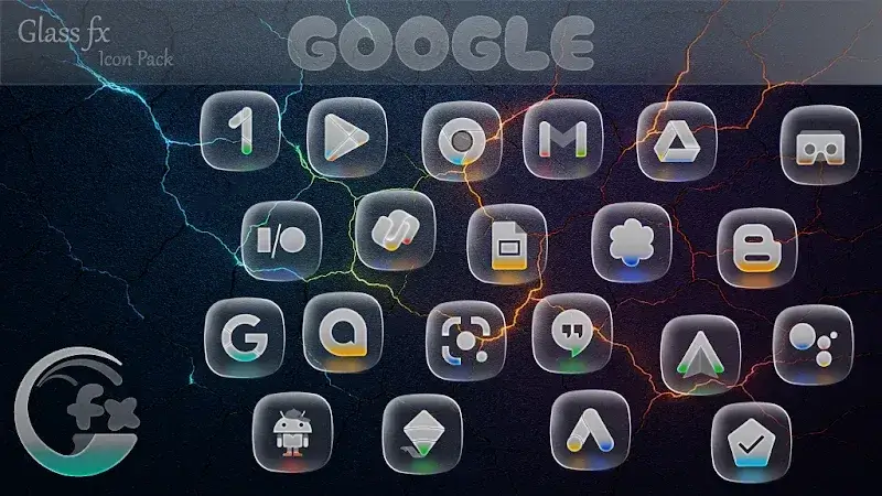 Second Preview of Glass FX Icon Pack