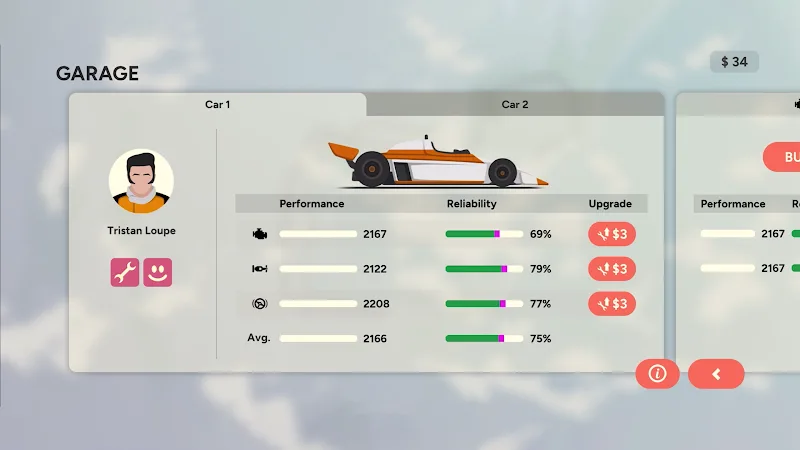 Golden Lap gameplay screenshot 2