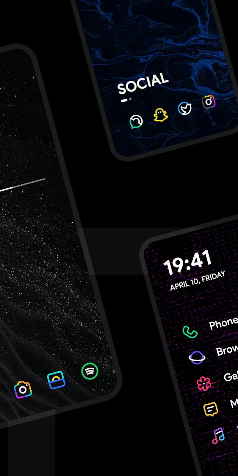 Capture d'écran 2 de Nyon Line Icon Pack