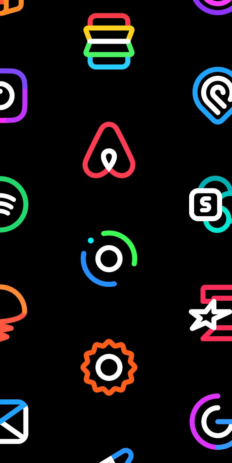 Capture d'écran 4 de Nyon Line Icon Pack