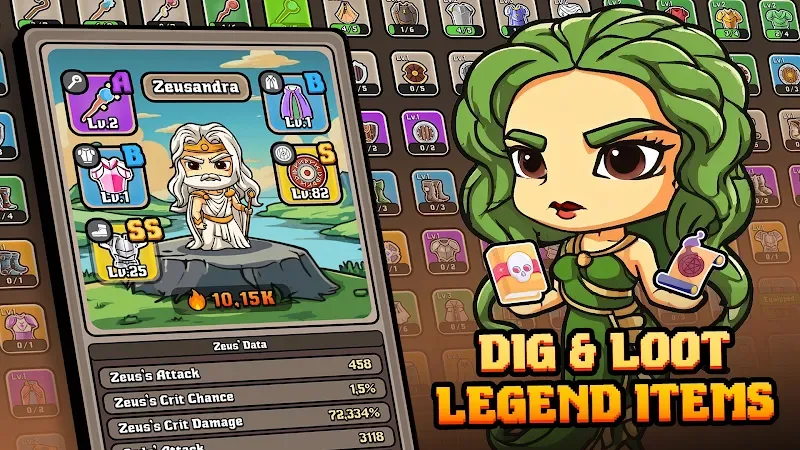 Tangkapan layar Idle God Miner 4