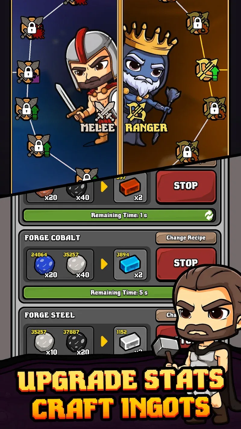 Tangkapan layar Idle God Miner 5