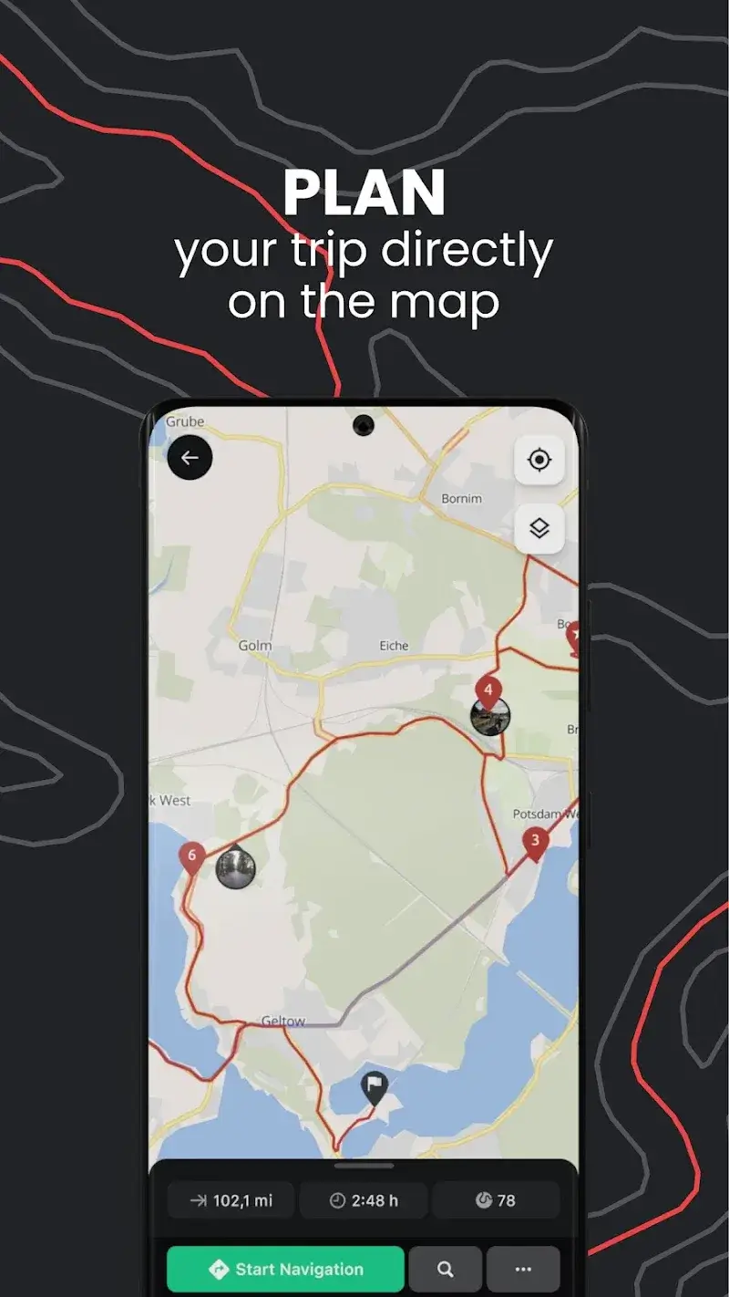 calimoto Motorcycle GPS ekran görüntüsü 5