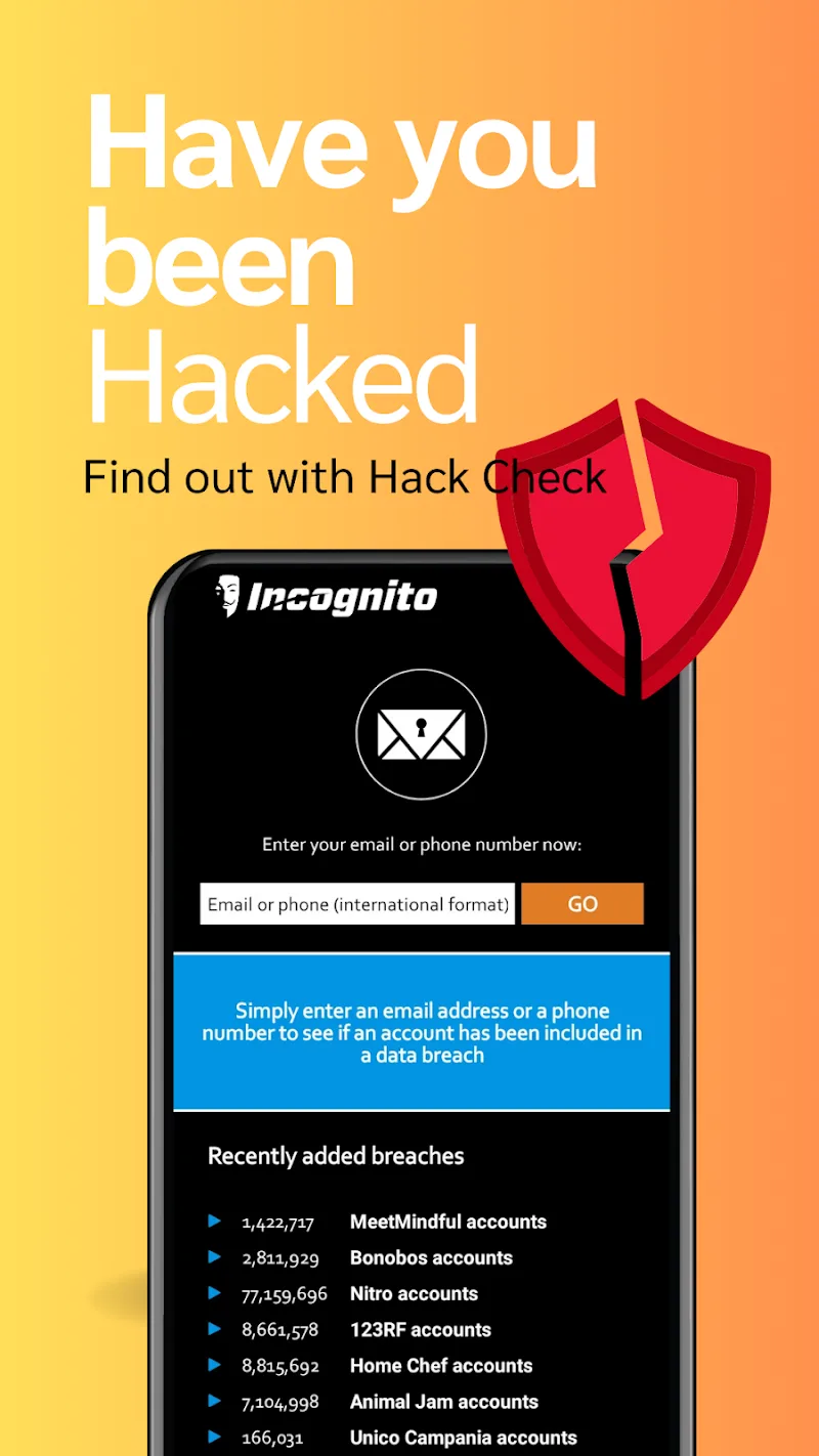 Tangkapan layar Incognito 2