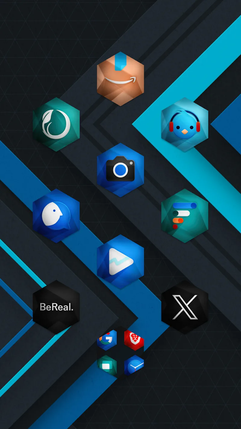 Pratinjau aplikasi Shady Icon Pack 4