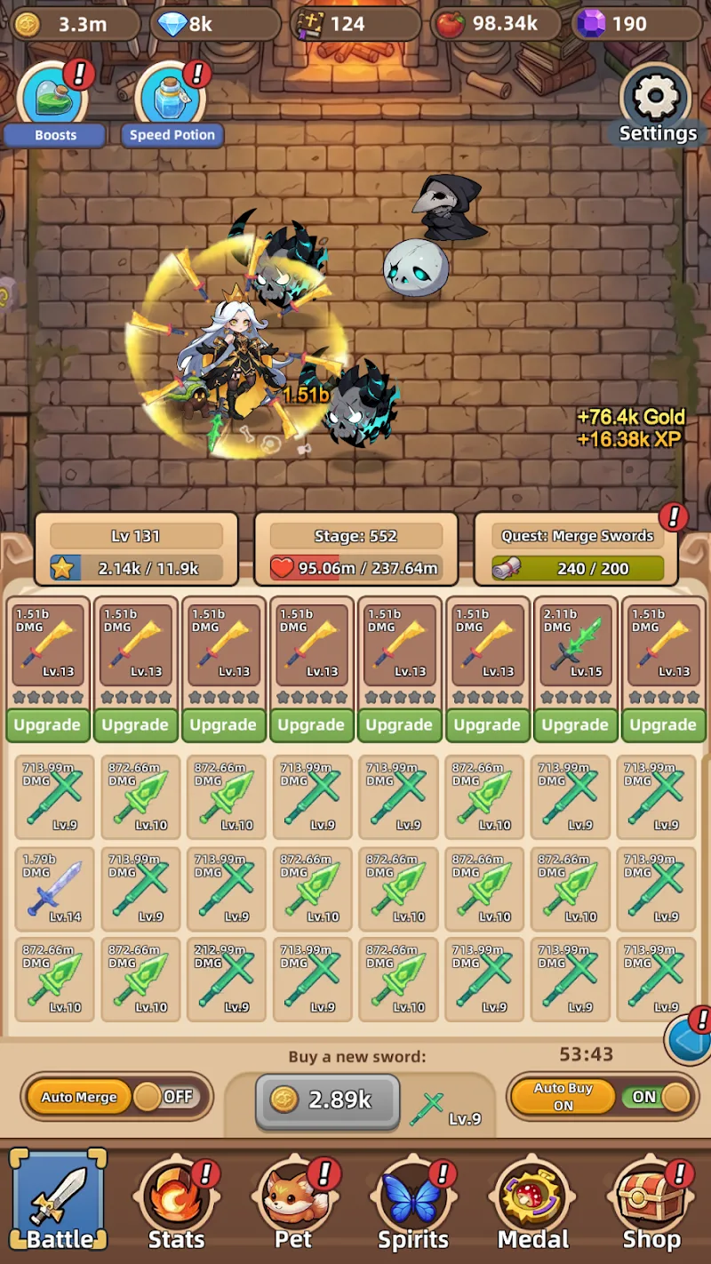 Captures d'écran de Mushroom Saga 5